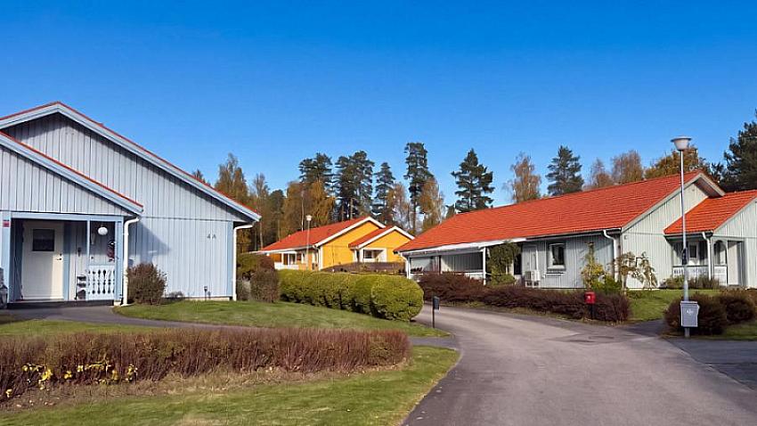 tvättade och målade tak